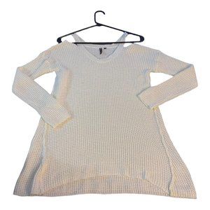 Poof! White Small Knitted Blouse